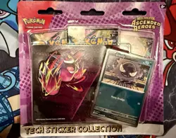 Pokemon Ascended Heroes Mega Evolution Tech Sticker Collection Gastly - Image 2