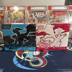 Pokemon Center Black Bolt And White Flare ETBs Set Of 2-Sealed - Image 1