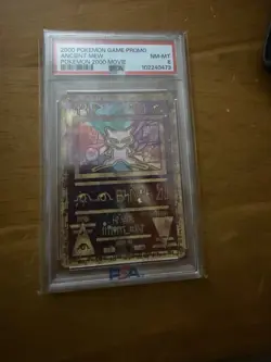 2000 Pokemon Game Promo Pokemon 2000 Movie Ancient Mew PSA 8 NM-MT - Image 1