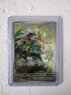 Pokemon Caterpie Illustration Rare 172/165 Scarlet & Violet 151 Holo - Image 1