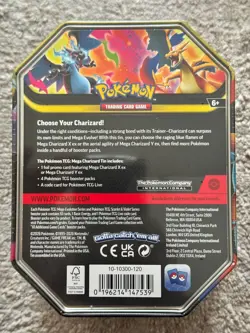 Pokemon TCG Mega Charizard X EX Tin | SEALED | TRUSTED SELLER | FAST DISPATCH - Image 2