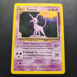 2001 Espeon 20/75 - Neo Discovery Non-Holo Regular Rare - Pokemon TCG - MP - Image 1