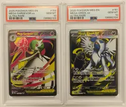 2025-Pokemon Mega Evolution Gardevoir EX/Mega Absol EX Ultra Rare PSA 10’s! - Image 1