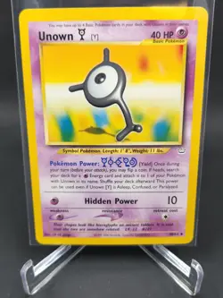 Pokemon Unown Y 40/64 Neo Revelation Unlimited LP - Image 1