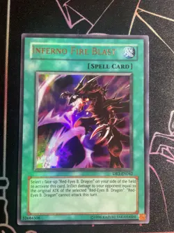 YuGiOh INFERNO FIRE BLAST DR3-EN042 Ultra Rare - Image 1