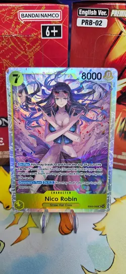 Nico Robin EB03-055 SR - One Piece CCG Heroines Edition - English - Image 1