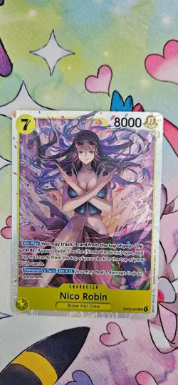 Nico Robin EB03-055 SR - One Piece CCG Heroines Edition - English - Image 2