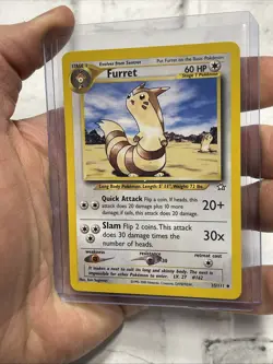 Pokemon Furret (35/111) Neo Genesis Vintage Vtg Card Uncommon Nintendo TCG NM/MT - Image 2