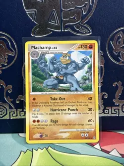 NM/M Machamp Non Holo Rare Pokemon TCG Card Stormfront 20/100 2008 - Image 1