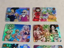 6 SEXY WAIFU DRAGON BALL Z ACG HOLOFOIL Cards - Image 2