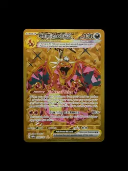 Charizard ex 228/197 Gold Full Art Hyper Rare Obsidian Flames NM Pokemon Card - Image 1