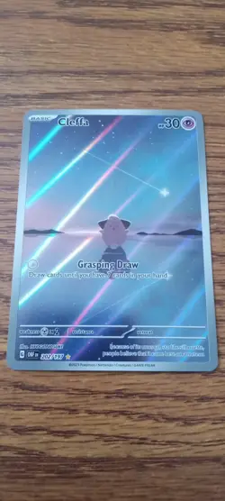 2023 Pokemon Card- Cleffa #202/197 Full Art Holo Illustration Rare *NM-M*🔥🔥🔥 - Image 1