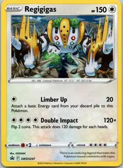 Regigigas - (Cosmos Holo) Promo SWSH: Sword & Shield Promo Cards SWSH247 NM - Image 1