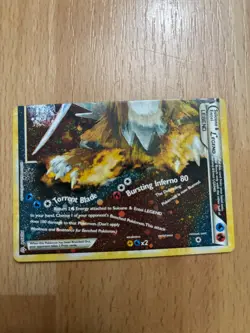 Suicune & Entei Pokemon half set trading card - Image 1