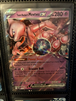 Team Rocket's Mewtwo ex 205 Sv: Scarlet & Violet Promo Cards Holo - Image 1
