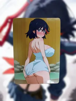 Ryuko Matoi Kill la Kill Anime Waifu Sexy Goddess Doujin Lewd Hentai Card - Image 1