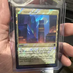 Command Tower - Surge Foil Teenage Mutant Ninja Turtles MTG - Image 1