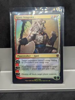 Ajani Vengeant FOIL X1 LP Duel Decks: Ajani vs Nicol Bolas MTG - Image 1