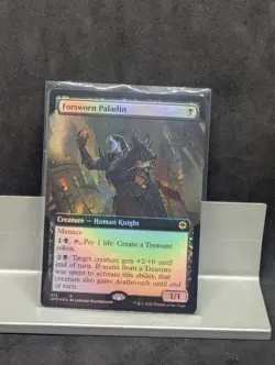 Forsworn Paladin Extended FOIL X1 LP Adventures in the Forgotten Realms MTG - Image 1