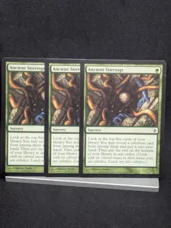 Ancient Stirrings X3 LP Rise of the Eldrazi Magic The Gathering - Image 1