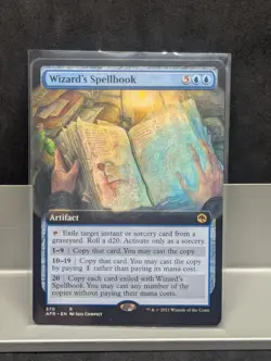 Wizard's Spellbook Extended Art X1 LP Adventures in the Forgotten Realms MTG - Image 1