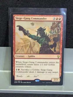 Siege-Gang Commander X1 LP Dominaria MTG - Image 1