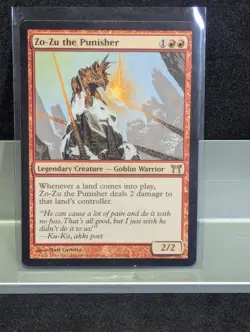 Zo-Zu the Punisher X1 LP Champions of Kamigawa MTG - Image 1