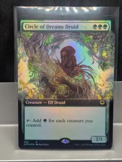 Circle of Dreams Druid Foil X1 NM Adventures in the Forgotten Realms MTG - Image 1