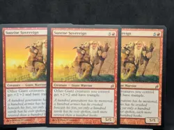 Sunrise Sovereign X3 LP Lorwyn MTG Magic the Gathering - Image 1