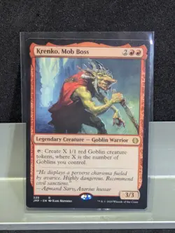 Krenko, Mob Boss X1 LP Jumpstart MTG - Image 1