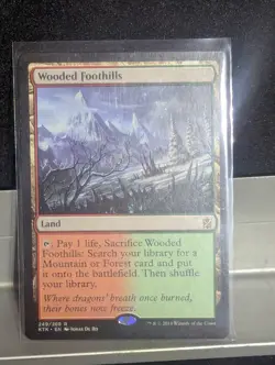 Wooded Foothills X1 LP Khans of Tarkir MTG - Image 1