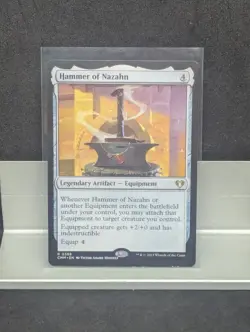 Hammer of Nazahn X1 LP Commander Masters MTG - Image 1