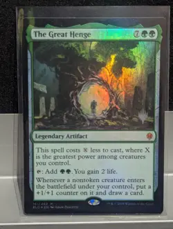 The Great Henge FOIL PROMO X1 LP Throne of Eldraine MTG - Image 1