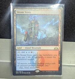 Steam Vents X1 LP Guilds of Ravnica MTG - Image 1