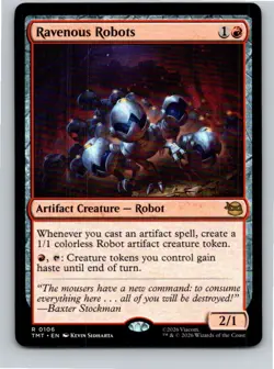 Magic the Gathering Ravenous Robots Teenage Mutant Ninja Turtles MTG - Image 1