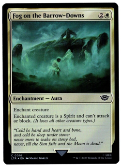 Fog on the Barrow-Downs 0016 Common Foil Lord of the Rings MTG Near Mint - Image 1