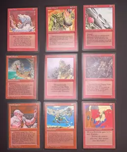 1994 MTG Goblin & Orc Creature Army Lot – Black Border Vintage Magic NM Unplayed - Image 1