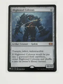 Magic The Gathering Blightsteel Colossus Double Masters 235/332 Mythic Regular - Image 1