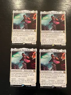 Agent Bishop, Man in Black X4X NM/M Teenage Mutant Ninja Turtles TMT Magic MTG - Image 1