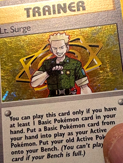 Lt. Surge - 17/132 (Gym Heroes) - MP/HP - Holo Rare / Pokemon Card - Image 2