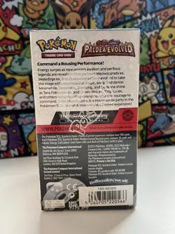 Pokemon TCG Scarlet & Violet Paldea Evolved Half Booster Box 18 Packs Sealed - Image 2