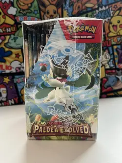 Pokemon TCG Scarlet & Violet Paldea Evolved Half Booster Box 18 Packs Sealed - Image 3