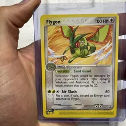 Pokemon TCG Flygon 15/97 EX Dragon Set Regular Rare Card NM/MT Vintage Nintendo - Image 1