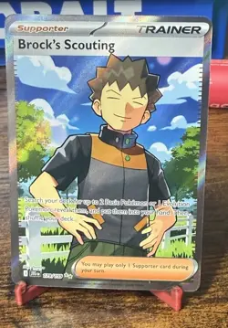 Brock's Scouting 179/159 - S&V Journey Together - Ultra Rare - Pokemon TCG NM - Image 1
