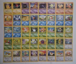 Vtg Pokemon Card Base Set 2 Lot 53 Card Lot MP - Image 1