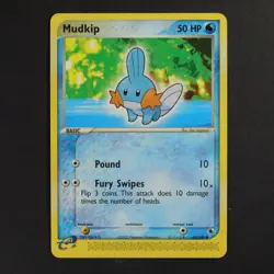 Mudkip 60/ 109 EX Ruby & Sapphire Pokemon TCG Common/Uncommon VG Condition 2003 - Image 1