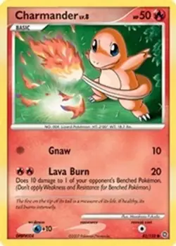 Charmander (#82/132) - Reverse Holofoil DP - Secret Wonders HP Pokemon - Image 1