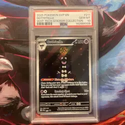 2025 POKEMON SVP EN-SV BLACK STAR PROMO #211 GOTHITELLE PSA 10 - Image 1
