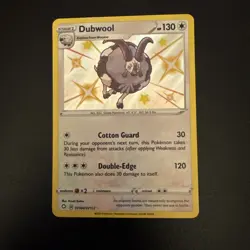 Pokemon TCG Dubwool Shining Fates SV104/SV122 Holo Shiny Holo Rare - Image 1