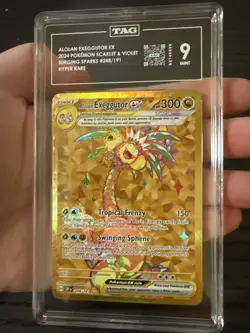Alolan Exeggutor EX 248/191 Pokemon Surging Sparks Hyper Rare TAG 9 Mint - Image 3